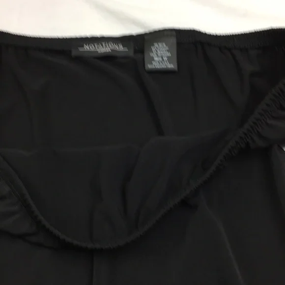 Notations Black Ruffle Hem Skirt - Picture 7 of 16